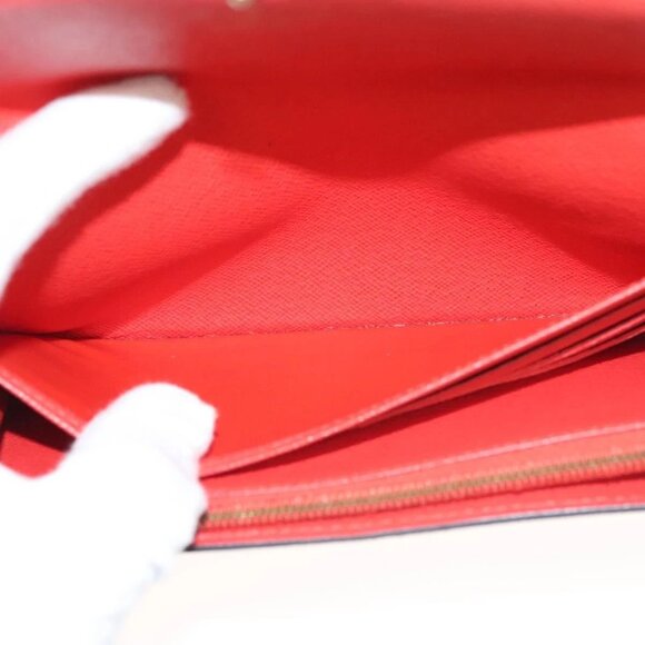 Authentic LOUIS VUITTON Monogram Portefeuille Sarah Wallet bst486-121825 - Picture 14 of 16